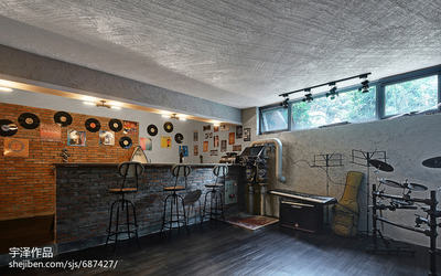 棲園 現(xiàn)代美式-裝修設計效果圖-設計師作品-設計本