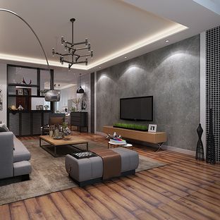 巴塞羅那風格,金獅小區(qū)巴塞羅那110平米三居室裝修設計圖片_樣板間_實景圖-搜房網裝修設計網